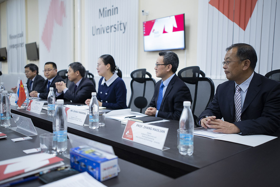 Мининский университет посетила делегация из Аньхойского научно-технологического университета (КНР)
